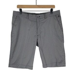 Galvin Green Paul Golf Short Mens 34 VENTIL8 Plus Performance Herringbone Plaid